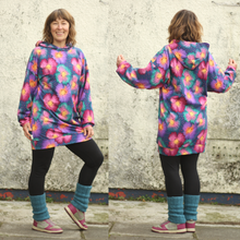 Load image into Gallery viewer, Bright Flowerheads Shirtdress