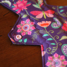 Load image into Gallery viewer, 'Purple Oasis' Cloth Menstrual Pad