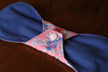 Load image into Gallery viewer, 'Bells and Stems' Cloth Menstrual Pad