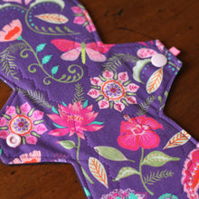 Load image into Gallery viewer, 'Purple Oasis' Cloth Menstrual Pad