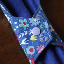Load image into Gallery viewer, 'Blue Meadow' Cloth Menstrual Pad