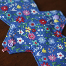 Load image into Gallery viewer, 'Blue Meadow' Cloth Menstrual Pad