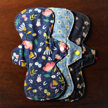 Load image into Gallery viewer, Set of Three Cloth Menstrual Pads