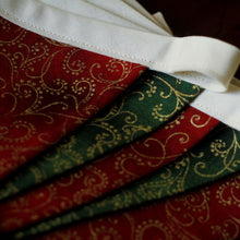 Load image into Gallery viewer, Christmas Bunting - white ribbon