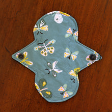Load image into Gallery viewer, 'Butterflies on Green' Cloth Panty Liner