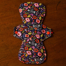 Load image into Gallery viewer, 'Floral Skeleton' Cloth Menstrual Pad