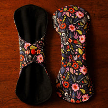 Load image into Gallery viewer, 'Floral Skeleton' Cloth Menstrual Pad