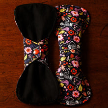 Load image into Gallery viewer, 'Floral Skeleton' Cloth Menstrual Pad