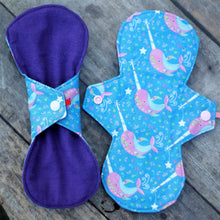 Load image into Gallery viewer, 'Narwal' Cloth Menstrual Pad