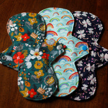 Load image into Gallery viewer, Set of Three Cloth Menstrual Pads