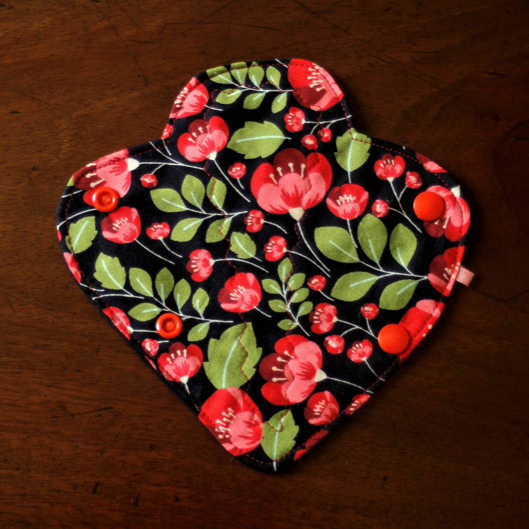 'Poppies' Thong Menstrual Cloth Pad