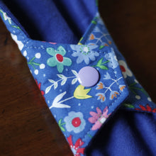 Load image into Gallery viewer, &#39;Blue Meadow&#39; Cloth Menstrual Pad
