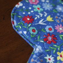 Load image into Gallery viewer, &#39;Blue Meadow&#39; Cloth Menstrual Pad
