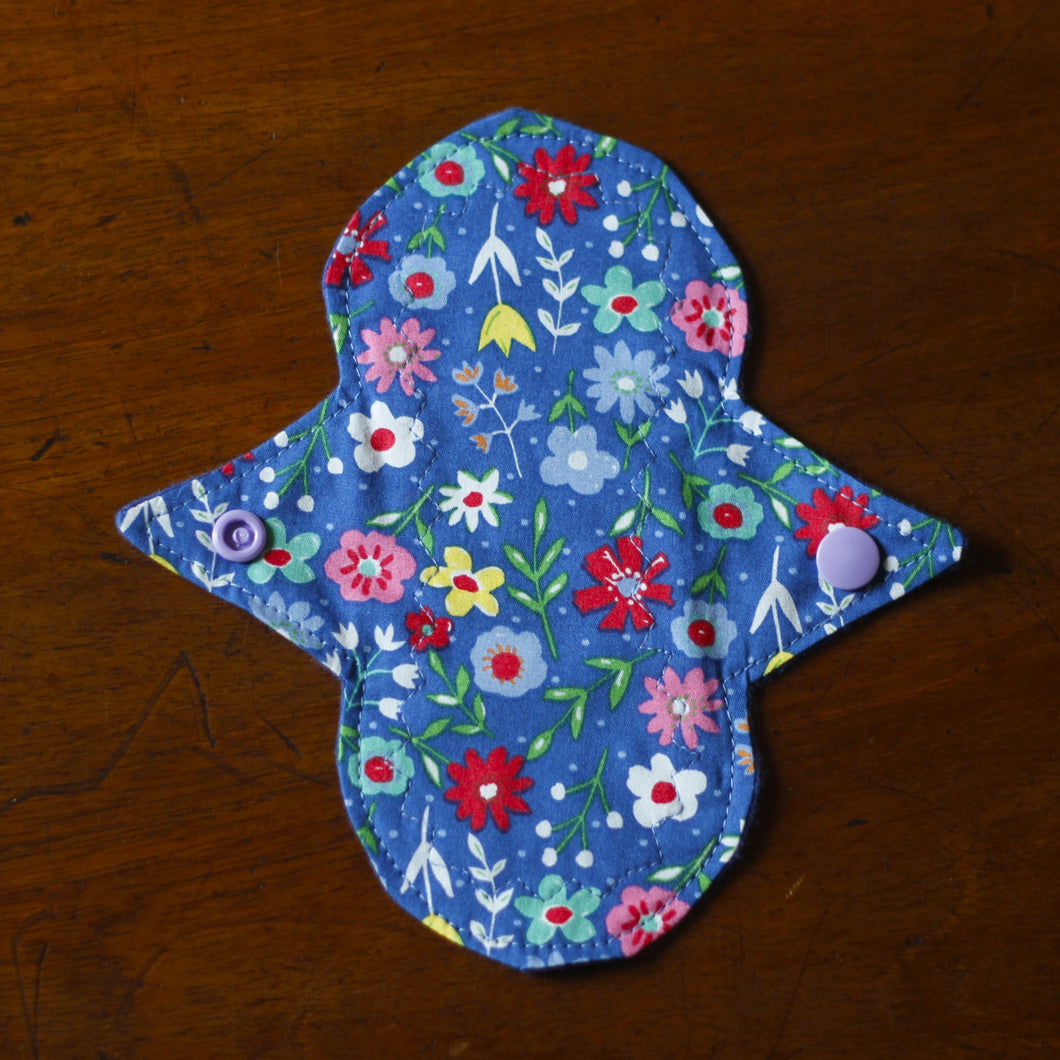 'Blue Meadow' Cloth Panty Liner