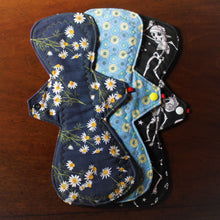 Load image into Gallery viewer, Set of Three Cloth Menstrual Pads
