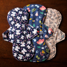Load image into Gallery viewer, Set of Three Cloth Menstrual Pads
