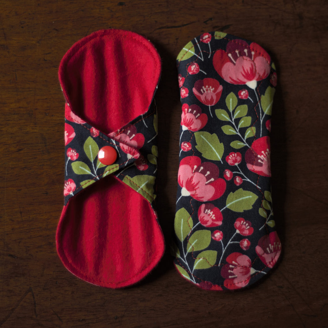 'Poppies' Cloth Panty Liner