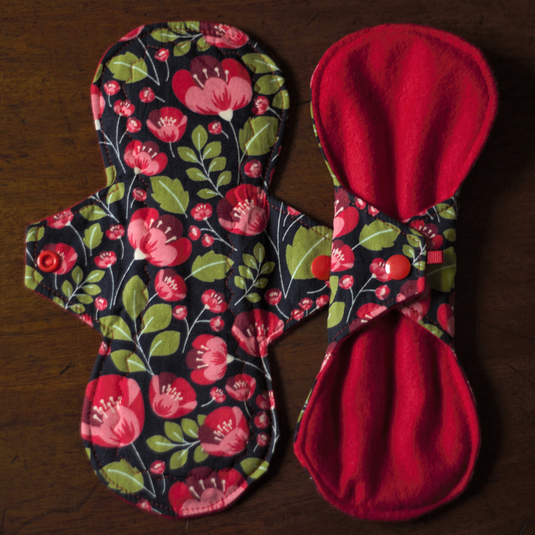 'Poppies' Cloth Menstrual Pad