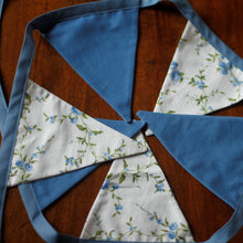 Load image into Gallery viewer, Blue Roses Bunting
